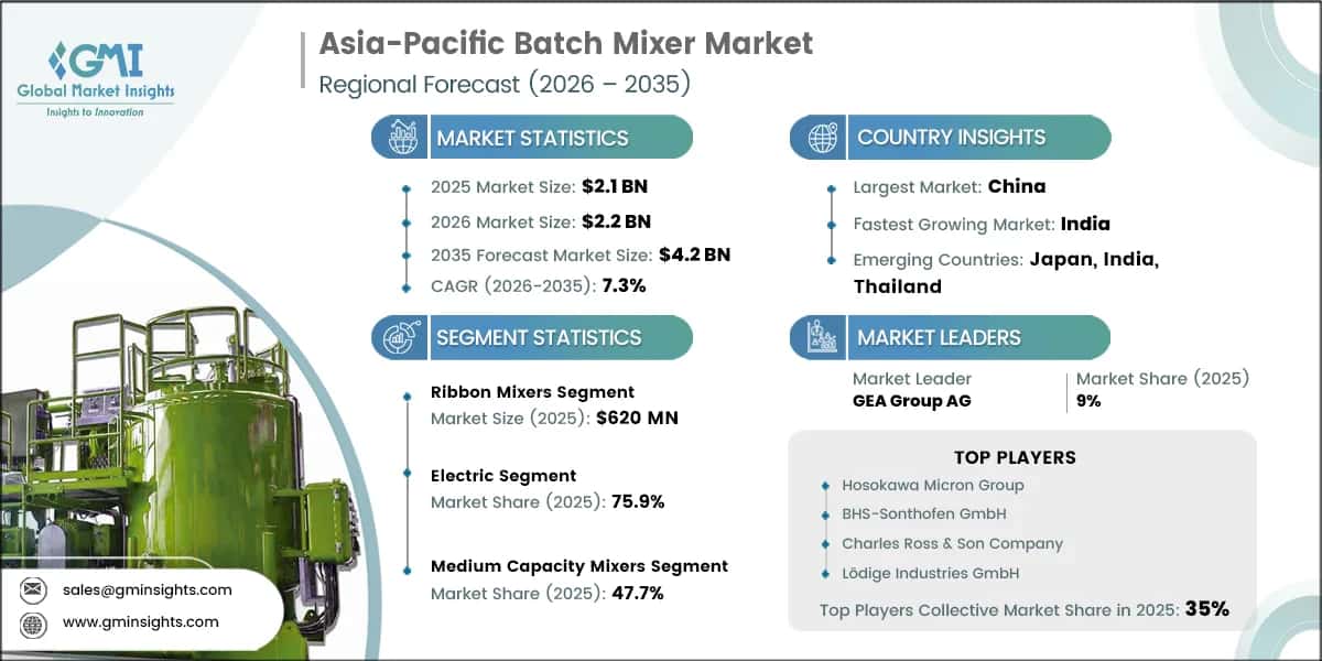 Asia-Pacific Batch Mixer Market Research Report