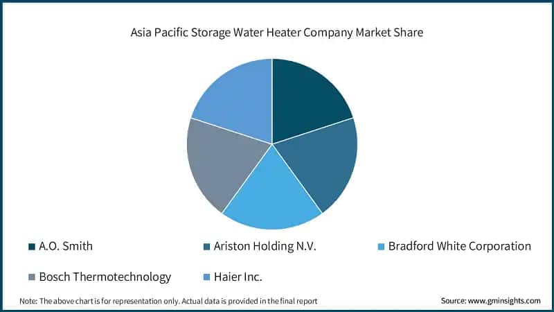 Asia Pacific Storage Water Heater Company Market Share