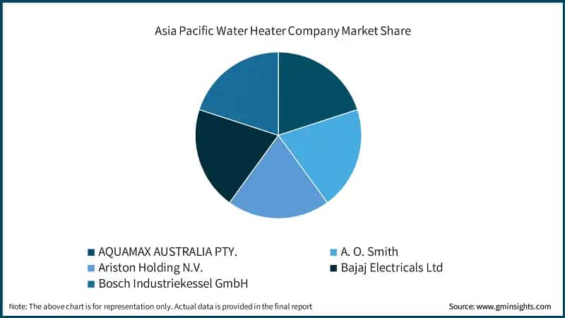 Asia Pacific Water Heater Company Market Share