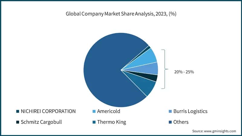 Global Company Market Share Analysis, 2023, (%)