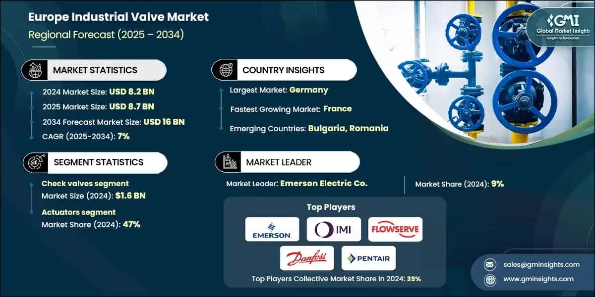 Europe Industrial Valve Market