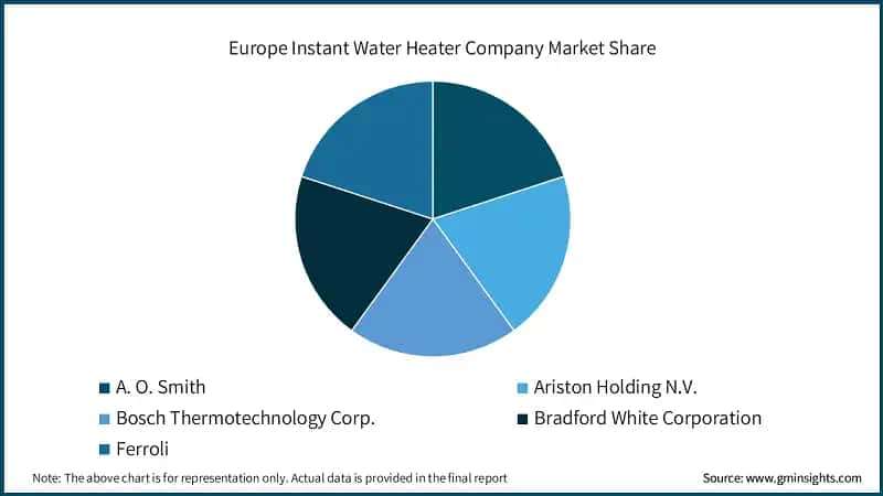 Europe Instant Water Heater Company Market Share