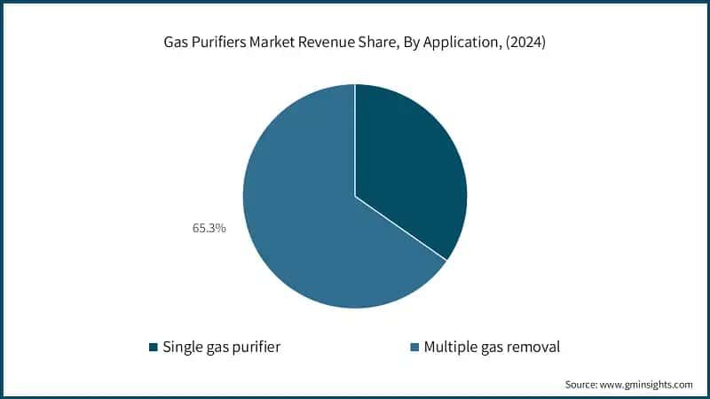 Gas Purifiers Market Revenue Share, By Application, (2024)