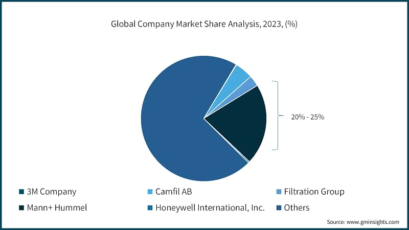 Global Company Market Share Analysis, 2023, (%)