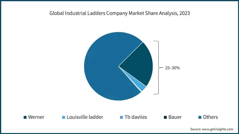 Global Industrial Ladders Company Market Share Analysis, 2023