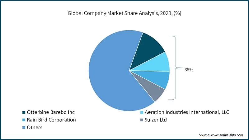 Global Company Market Share Analysis, 2023, (%)