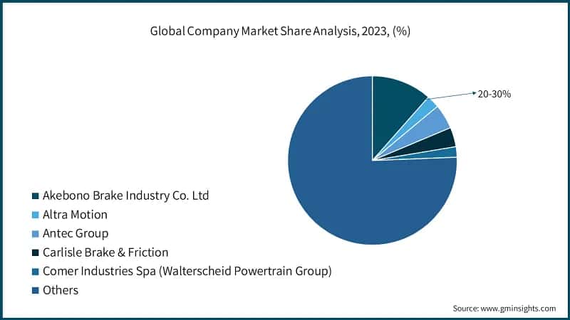 Global Company Market Share Analysis, 2023, (%)