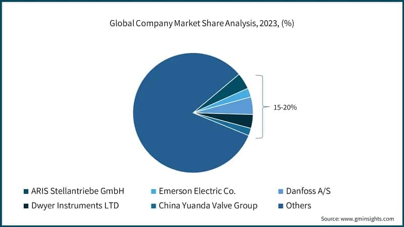 Global Company Market Share Analysis, 2023, (%)