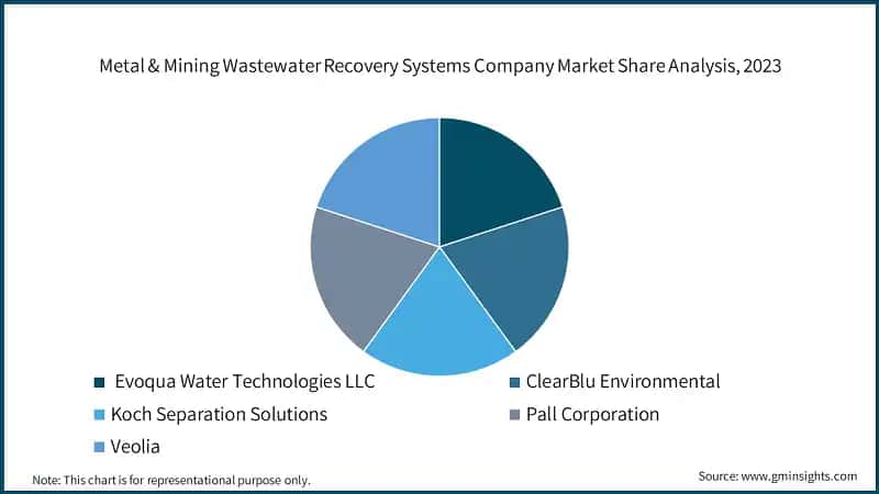 Metal & Mining Wastewater Recovery Systems Company Market Share Analysis, 2023