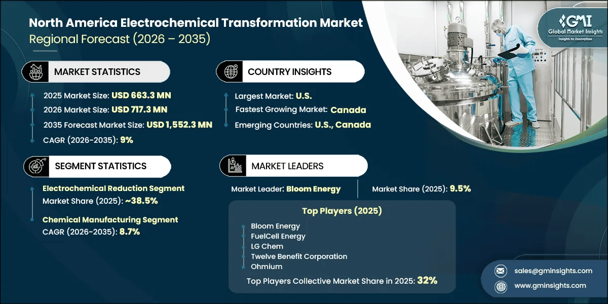 North America Electrochemical Transformation Market Research Report