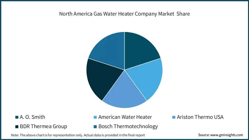 North America Gas Water Heater Company Market Share