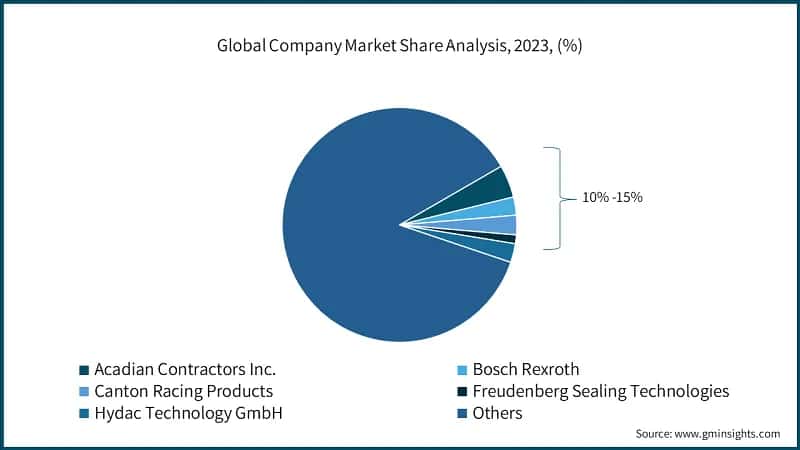 Global Company Market Share Analysis, 2023, (%)