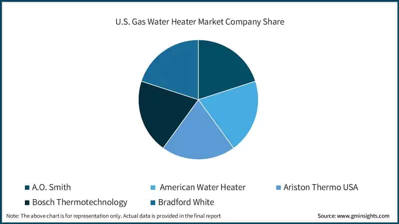 U.S. Gas Water Heater Market Company Share