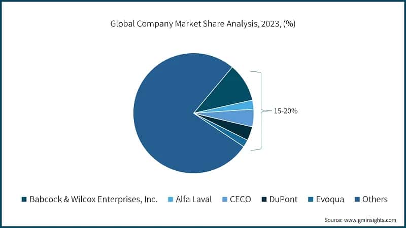 Global Company Market Share Analysis, 2023, (%)