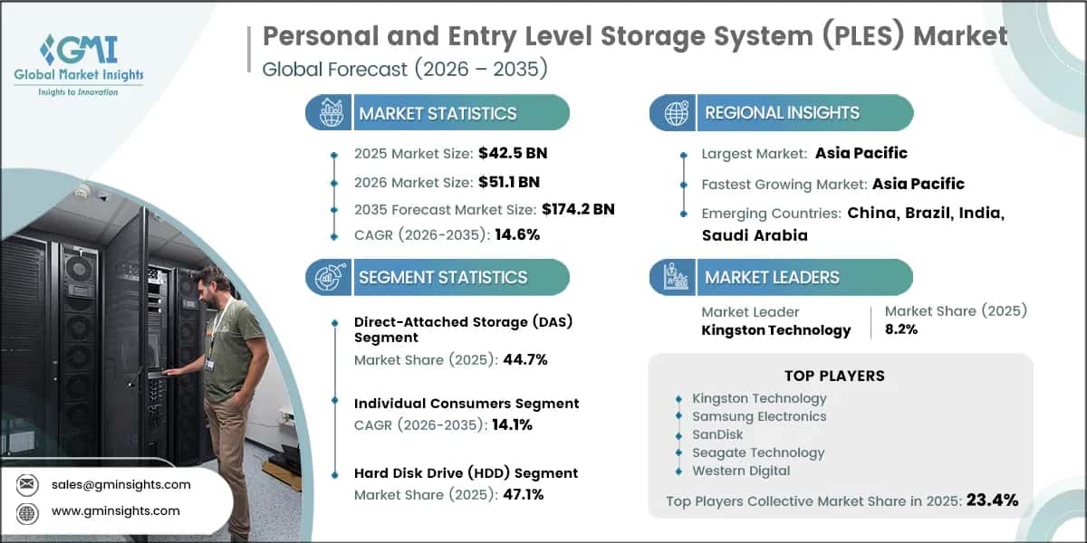 Personal and Entry Level Storage System (PLES) Market Research Report