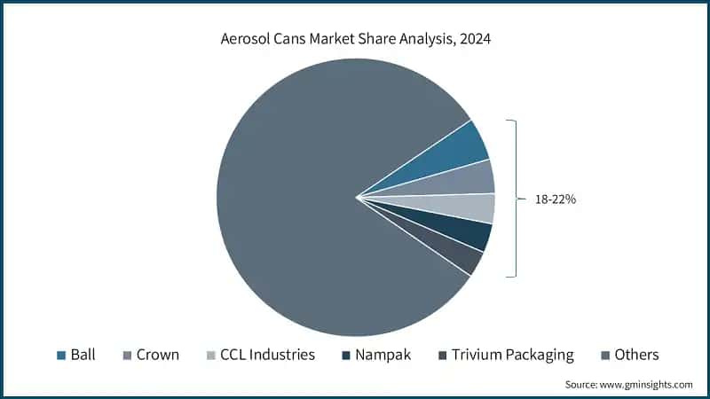 Aerosol Cans Market Share Analysis, 2024
