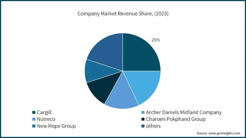 Company Market Revenue Share, (2023)