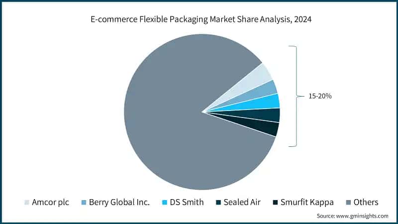 E-commerce Flexible Packaging Market Share Analysis, 2024