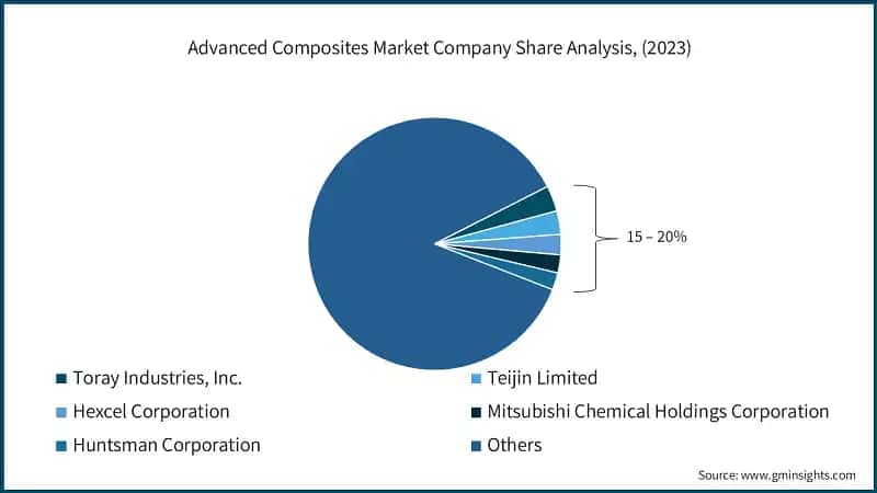 Advanced Composites Market Company Share Analysis, (2023)