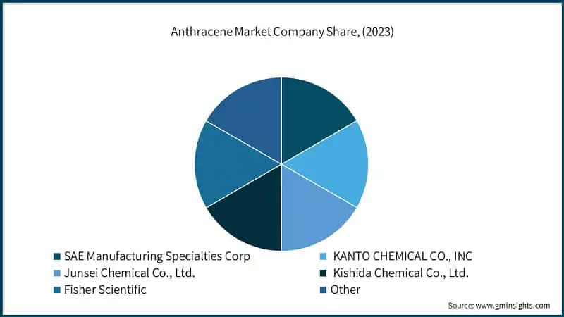 Anthracene Market Company Share, (2023)
