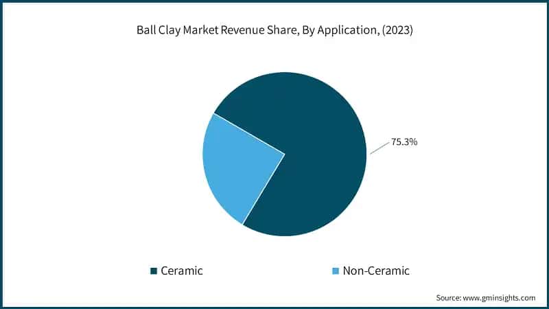 Ball Clay Market Revenue Share, By Application, (2023)