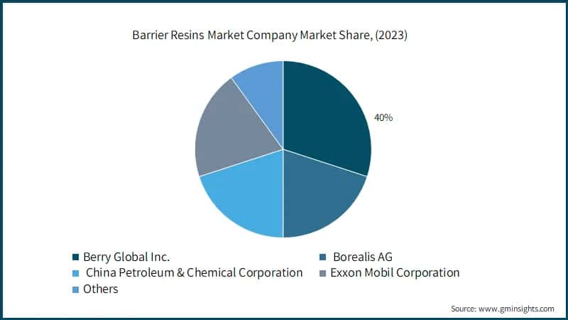 Barrier Resins Market Company Market Share, (2023)