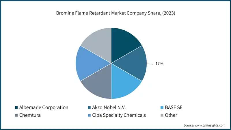 Bromine Flame Retardant Market Company Share, (2023)