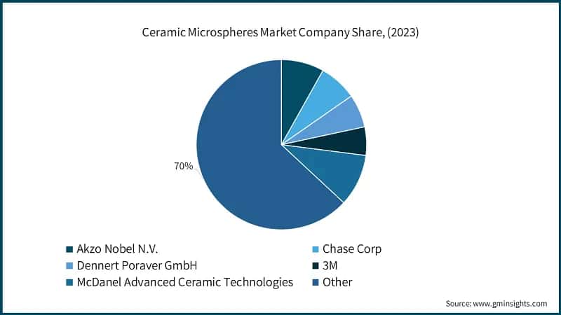 Ceramic Microspheres Market Company Share, (2023)