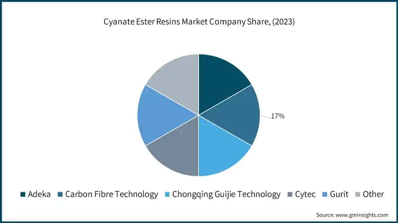Cyanate Ester Resins Market Company Share, (2023)