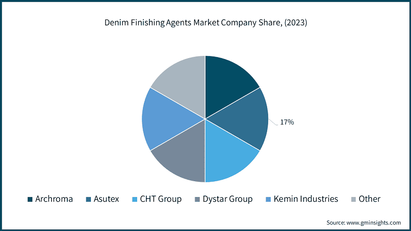 Denim Finishing Agents Market Company Share, (2023)