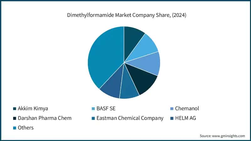 Dimethylformamide Market Company Share, (2024)