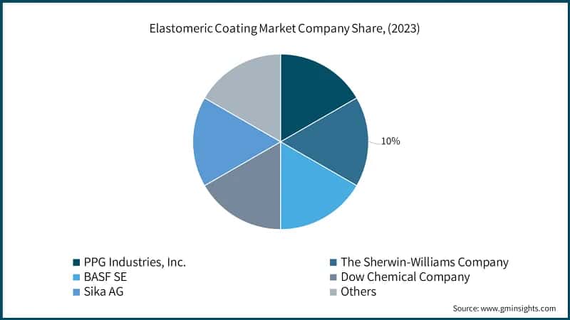 Elastomeric Coating Market Company Share, (2023)