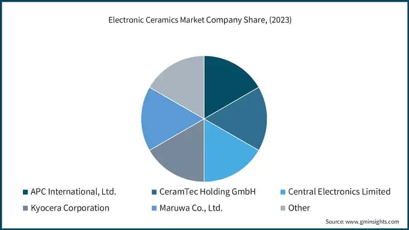 Electronic Ceramics Market Company Share, (2023)