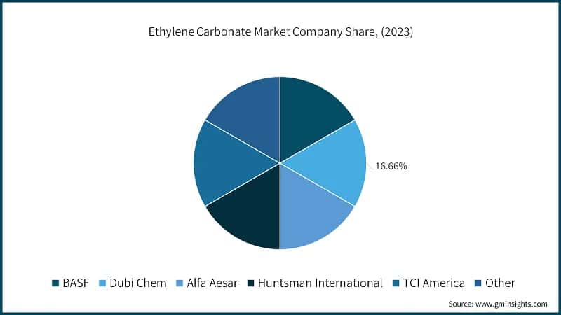 Ethylene Carbonate Market Company Share, (2023)