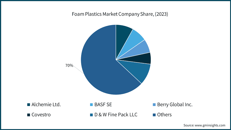 Foam Plastics Market Company Share, (2023)