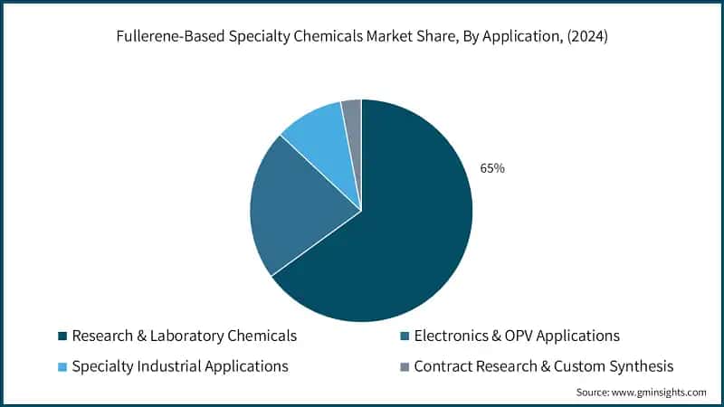 Fullerene-Based Specialty Chemicals Market Share, By Application, (2024)