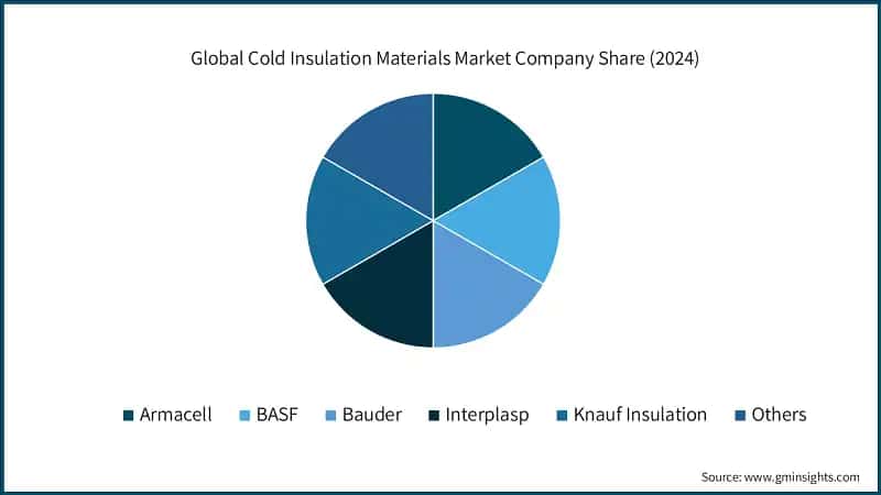 Global Cold Insulation Materials Market Company Share (2024)