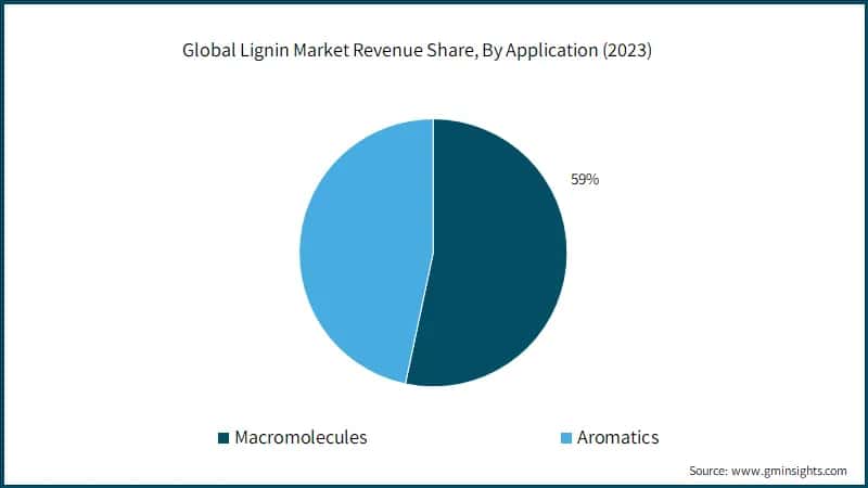 Lignin Market Share, by Application , 2022 (%)