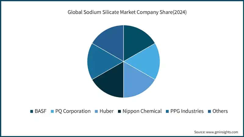 Global Sodium Silicate Market Company Share (2024)
