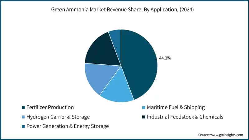 Green Ammonia Market Revenue Share, By Application, (2024)
