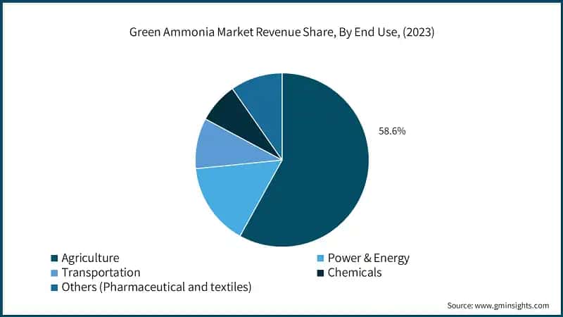 Green Ammonia Market Revenue Share, By End Use, (2023)