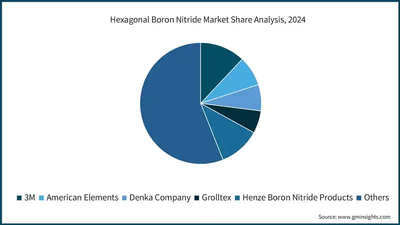 Hexagonal Boron Nitride Market Share Analysis, 2024