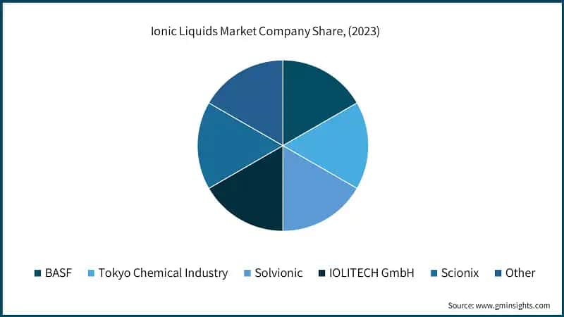  Ionic Liquids Market Company Share, (2023)