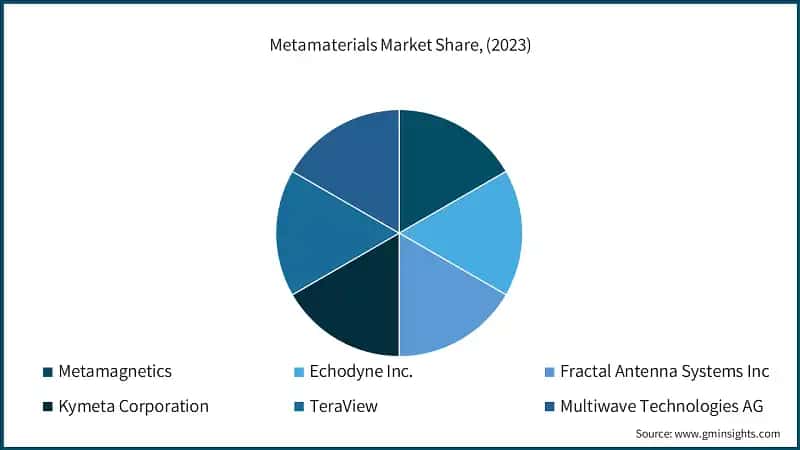 Metamaterials Market Share, (2023)