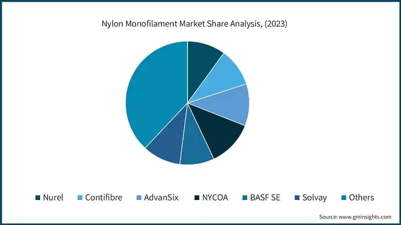 Nylon Monofilament Market Share Analysis, (2023)
