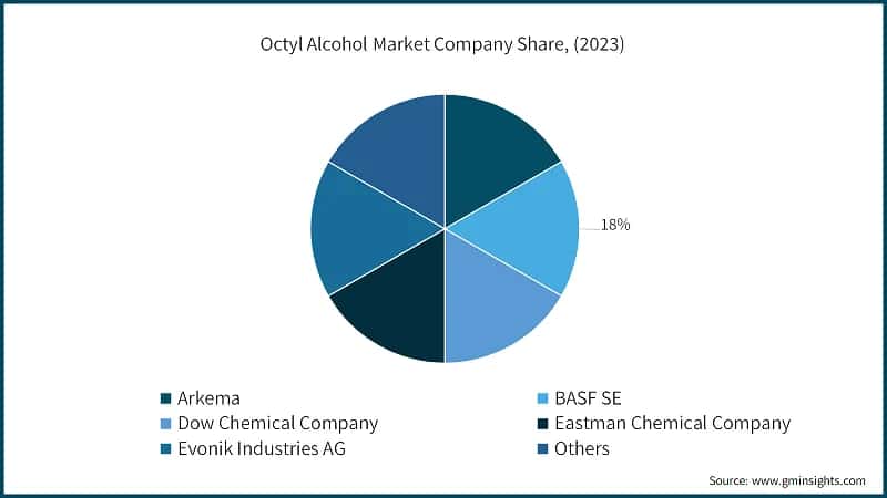 Octyl Alcohol Market Company Share, (2023)