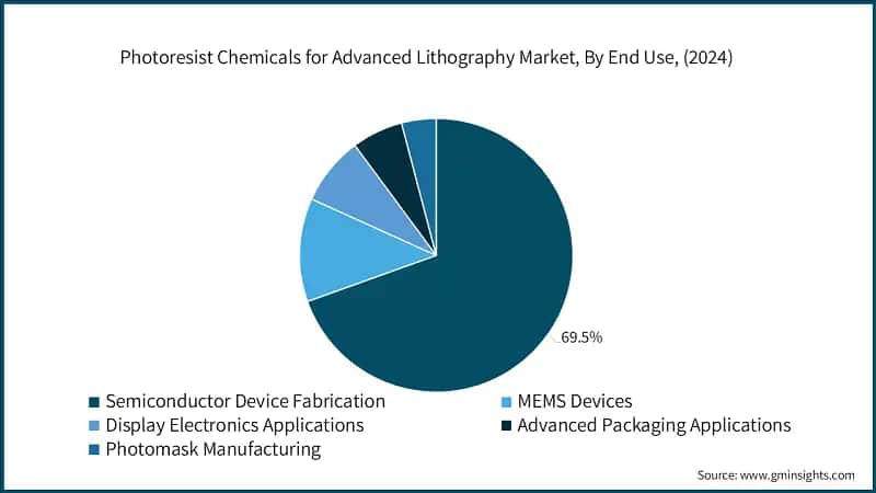 Photoresist Chemicals for Advanced Lithography Market, By End Use, (2024)