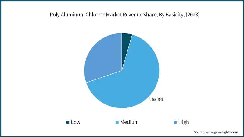 Poly Aluminum Chloride Market Revenue Share, By Basicity, (2023)