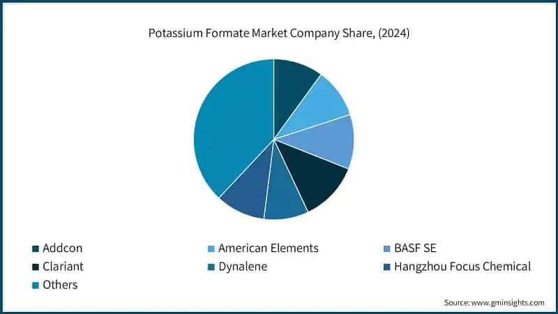 Potassium Formate Market Company Share, (2024)