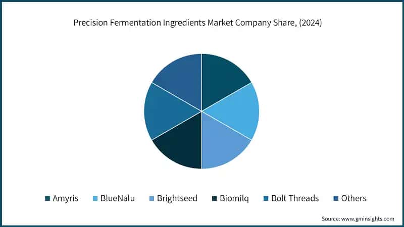 Precision Fermentation Ingredients Market Company Share, (2024)